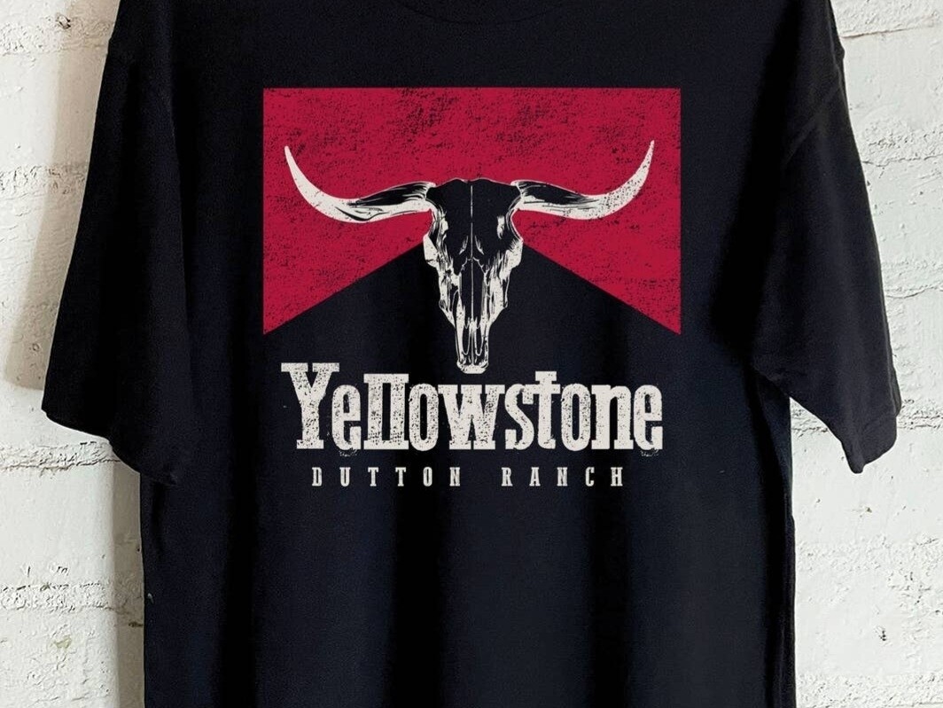 YELLOWSTONE-Oversized Tee - Black
