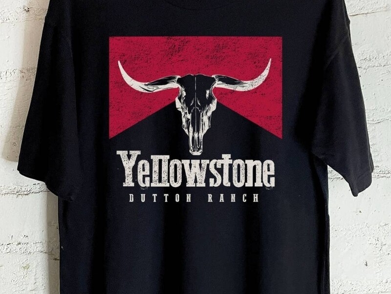 YELLOWSTONE-Oversized Tee - Black