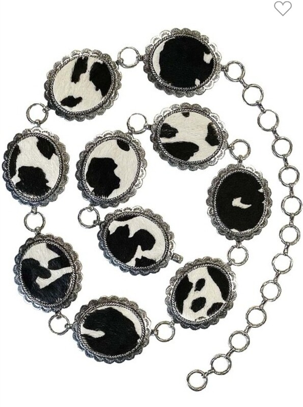Western Concho Chain Belt