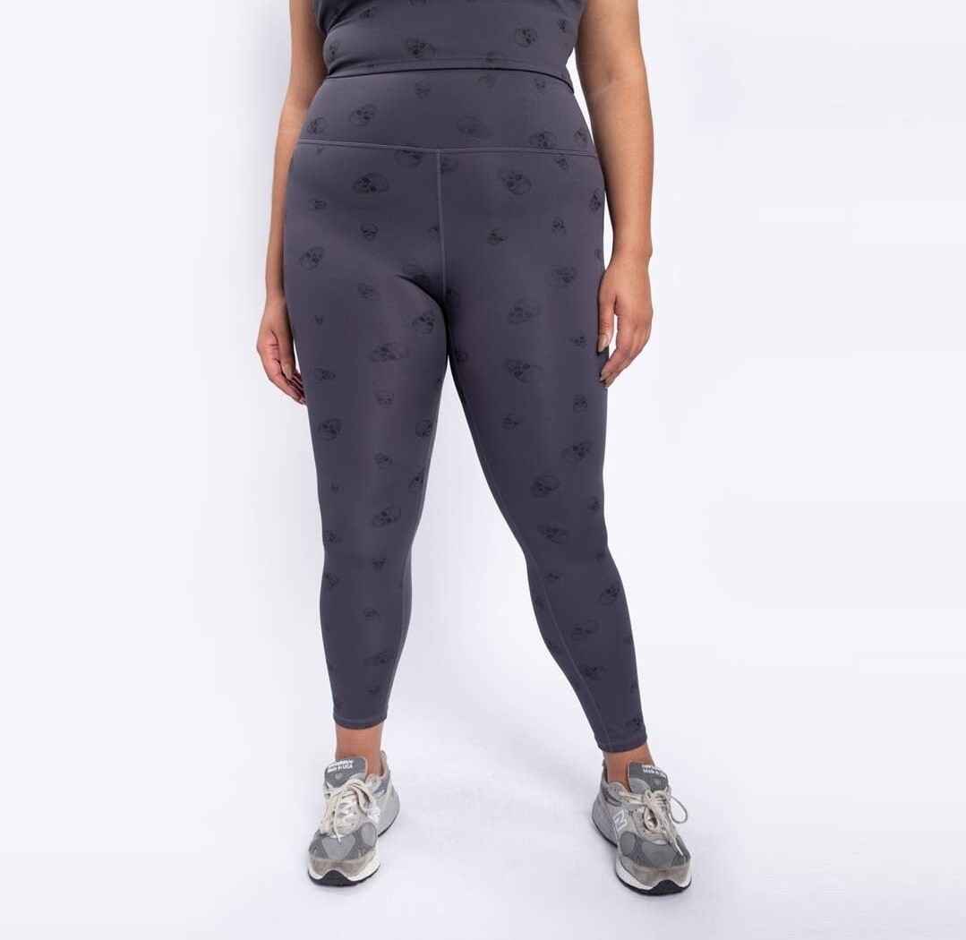 Mono B Curvy Skull High Waisted
