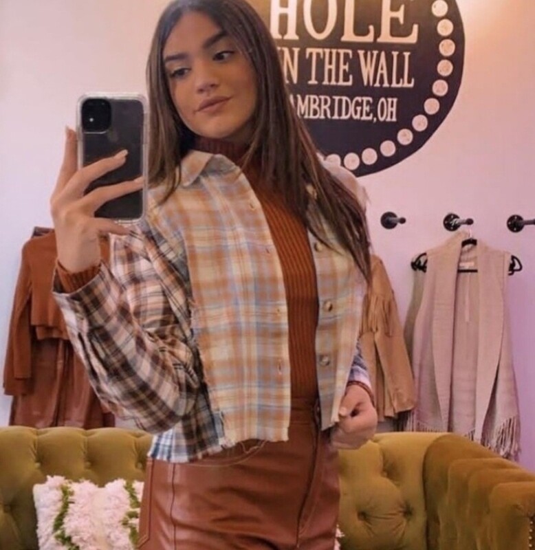 Autumn Cropped Flannel