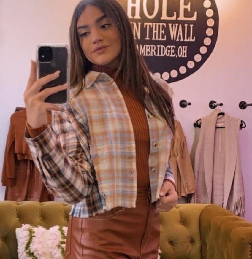 Autumn Cropped Flannel