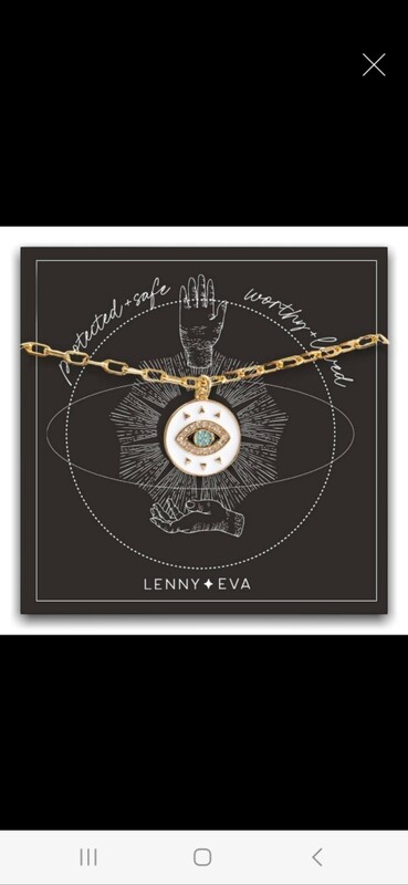 Lenny &amp; Eva - Celestial Necklace-Evil Eye