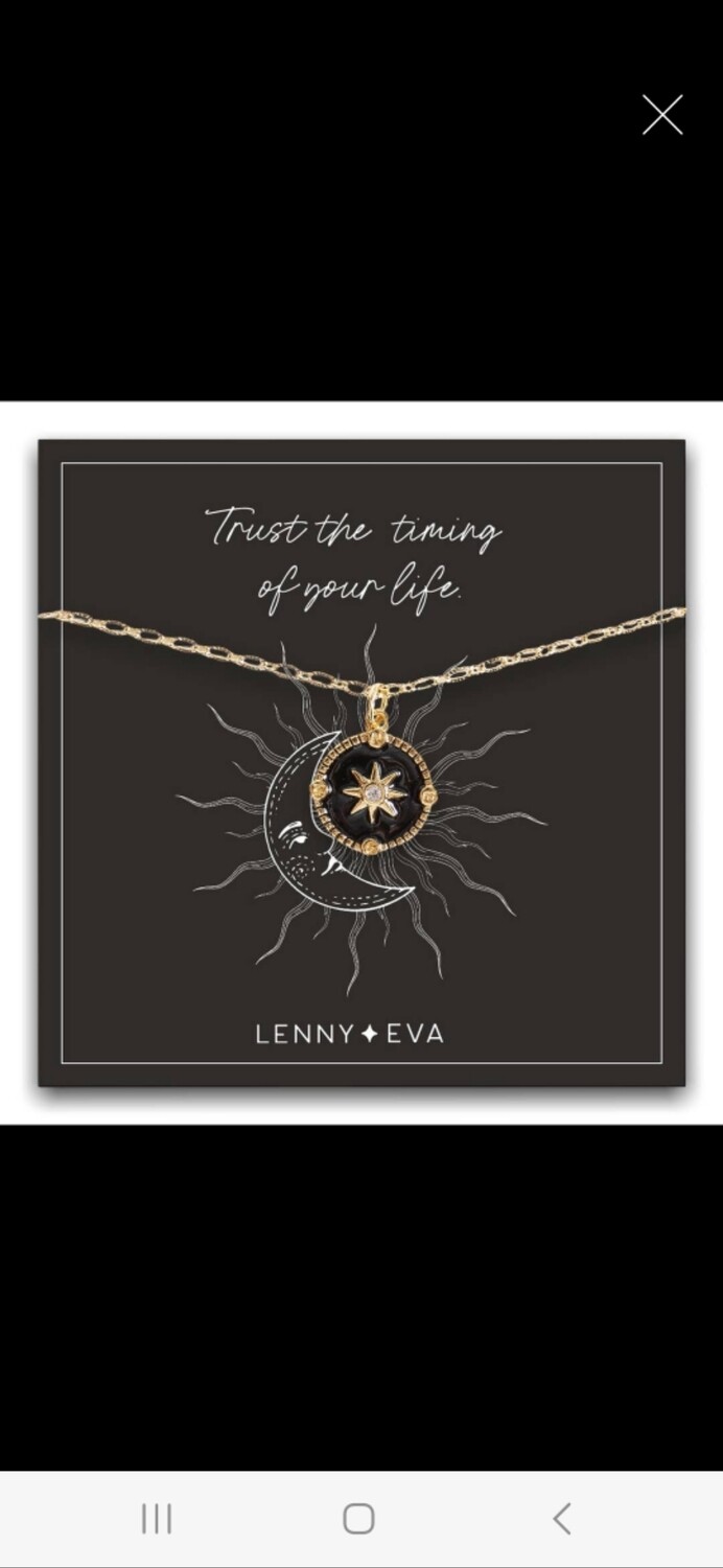 Lenny &amp; Eva - Celestial Necklace-Compass
