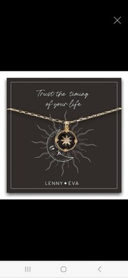 Lenny &amp; Eva - Celestial Necklace-Compass