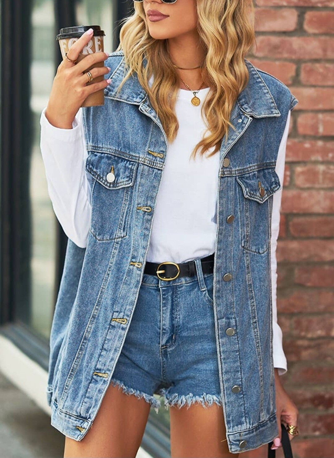 Vintage Button Up Vest