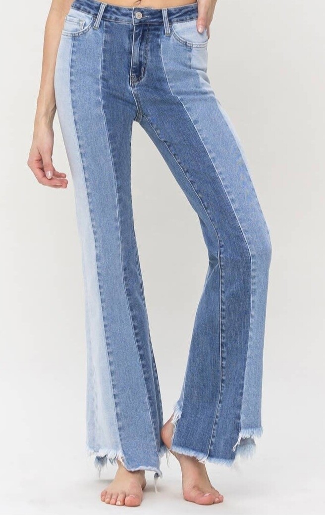 VERVET by Flying Monkey - HIGH RISE RELAXED FLARE