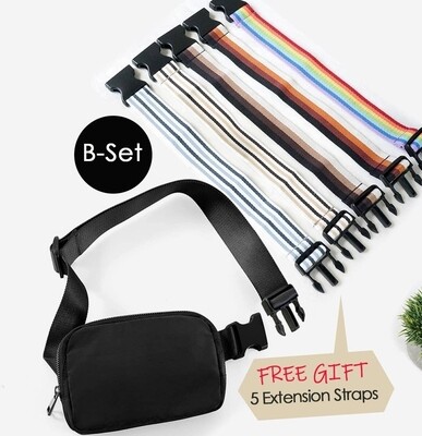 42POPS - ,,.....42POPS Crossbody Belt Bag Fanny pack &amp; Extra Straps - WB-42B-152137