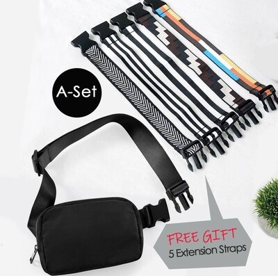 42POPS - ,,.....42POPS Crossbody Belt Bag Fanny pack &amp; Extra Straps - WB-42A-152136
