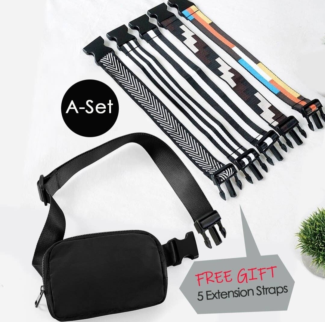 42POPS - ,,.....42POPS Crossbody Belt Bag Fanny pack &amp; Extra Straps - WB-42A-152136