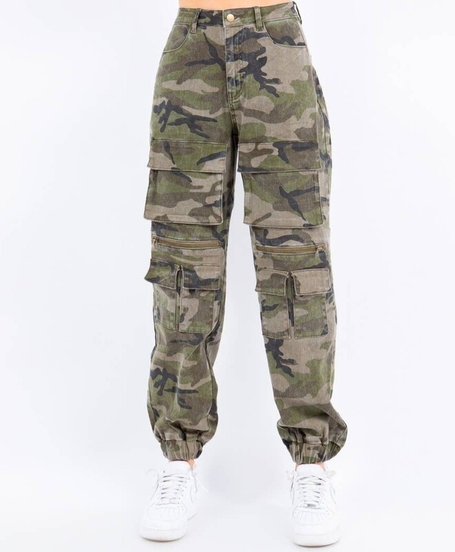 High Waist Utility Jogger