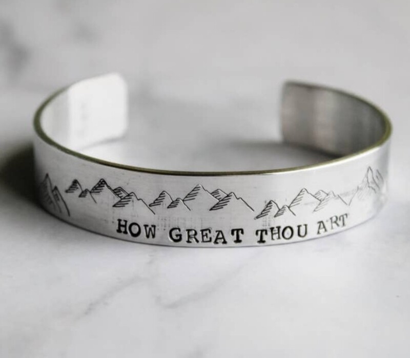 Grace and Faith Designs - How Great Thou Art Cut Bracelet