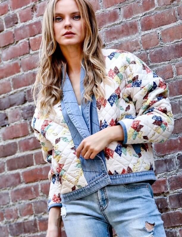 Granny&#39;s Quilted Shacket