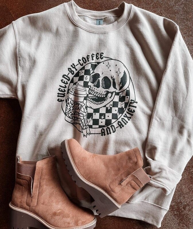Coffee &amp; Anxiety Sweatshirt