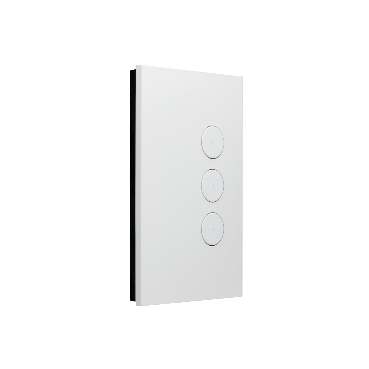 C-Bus Saturn ZEN Wall Switch, 3-Button