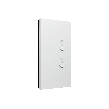 C-Bus Saturn ZEN Wall Switch, 2-Button