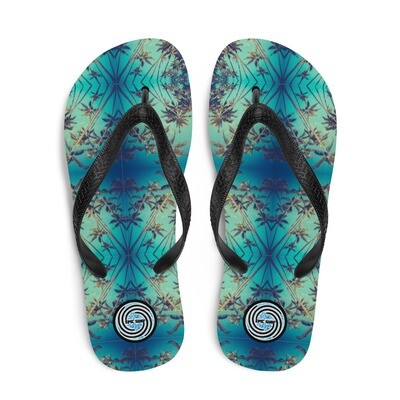 EPIC SURF Hawaii Palm Flip Flops