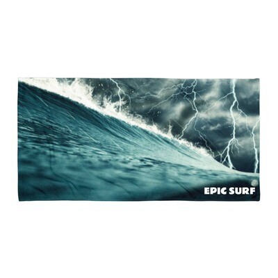 EPIC SURF Lightning Wave Extra Large Beach Towel