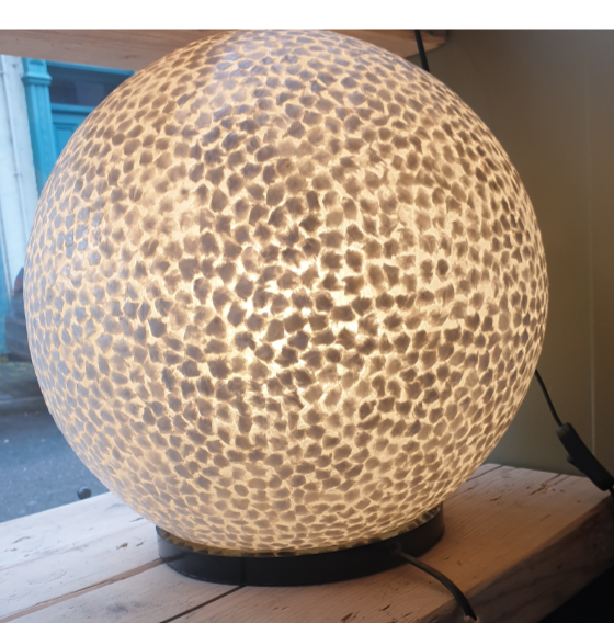 Oyster Shell Ball Lamp 40cm