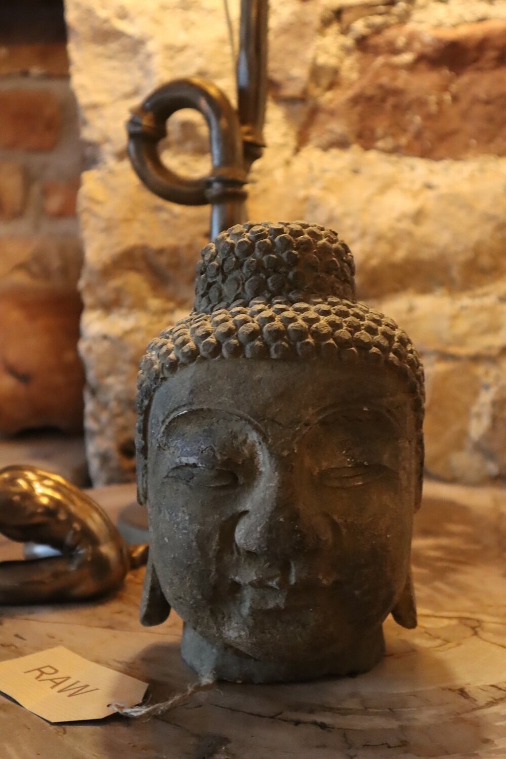 Stone Buddha Head 