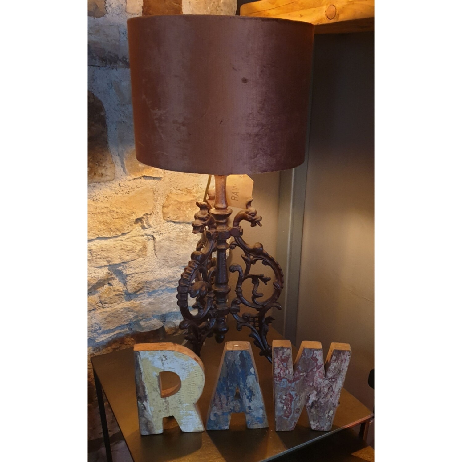 Side table BANOS antique bronze