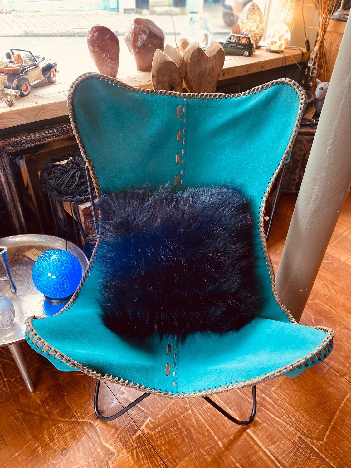 Butterfly chair Aqua Blue