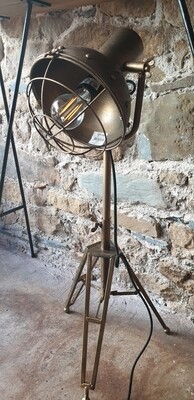 Table lamp tripod 35x30x62-93 cm RYAN bronze