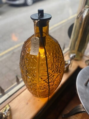 Orange Glass Vase Lamp,TRENADO, Ø28x60 cm