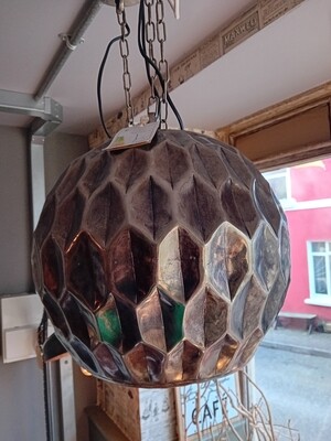 Hanging lamp Ø35,5x30,5 cm CYLIA black pearl
