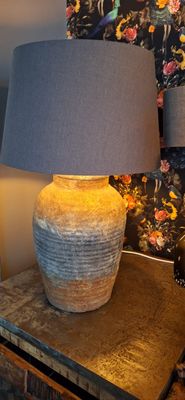 Lamp base Ø34x61 cm NEFERA rust brown