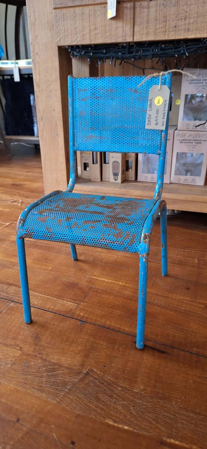 Baby chair iron green