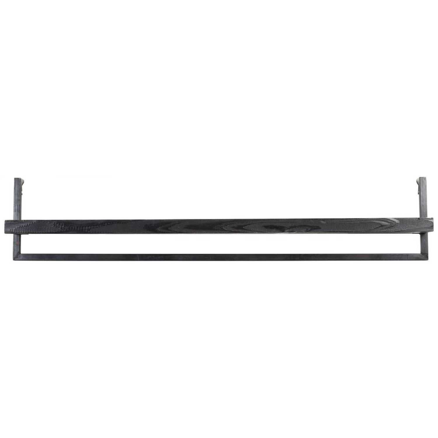 Wall shelf 120x18x24 cm MADDISON wood black