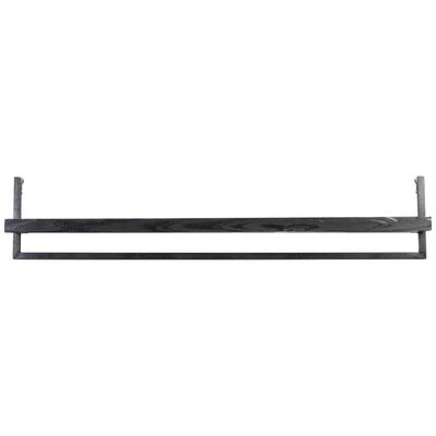 Wall shelf 120x18x24 cm MADDISON wood black
