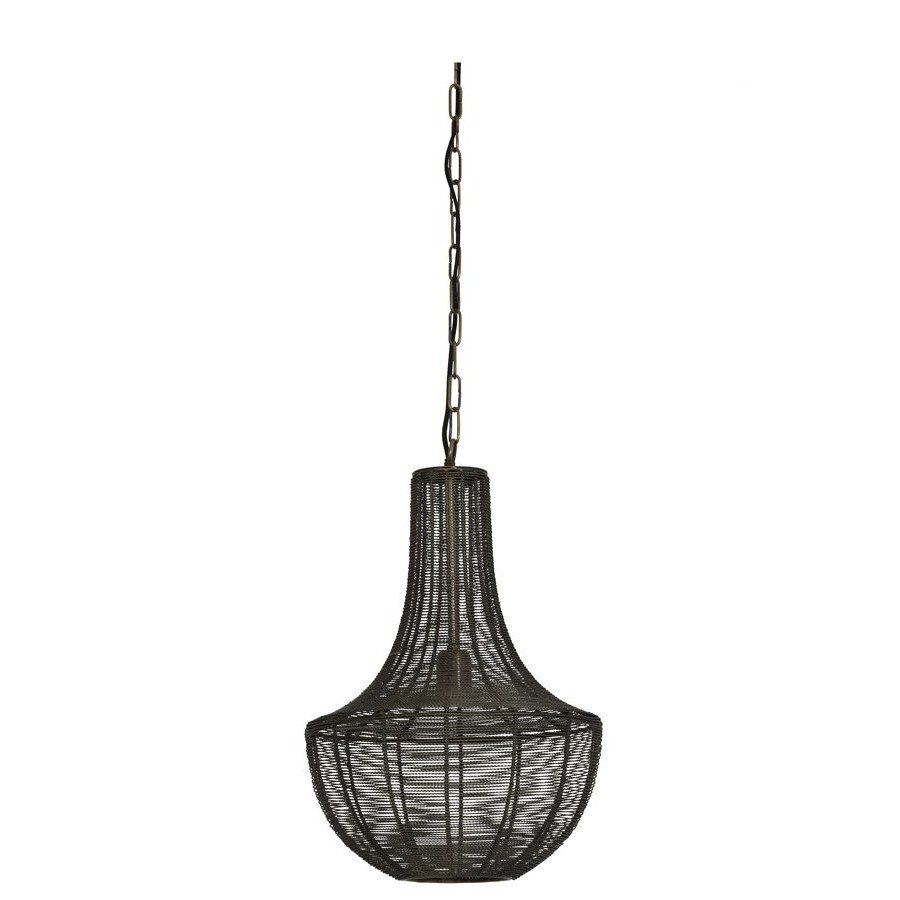 Hanging lamp Ø35x53 cm KHEDIRA antique bronze