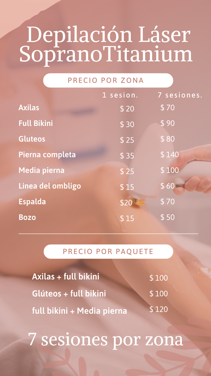 SERVICIO DEPILACIÓN LÁSER