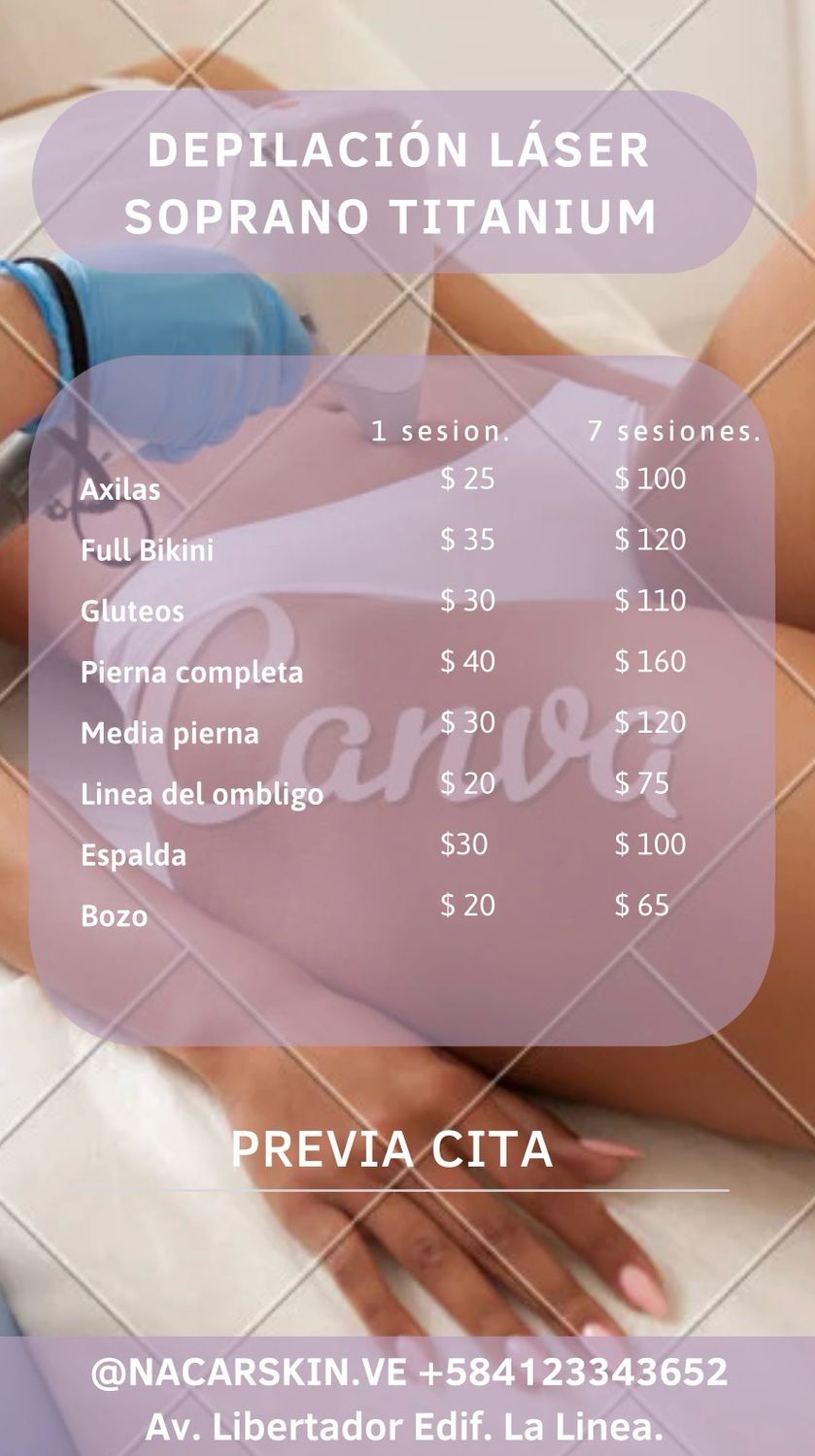 SERVICIO DEPILACIÓN LÁSER