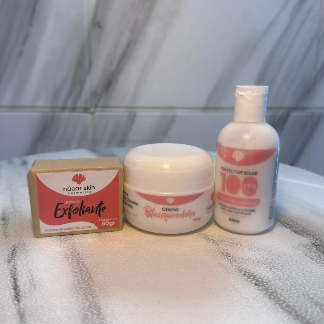 COMBO DE KIT BLANQUEADOR MEDIANO MAS PROTECTOR SOLAR COMBO DE KIT BLANQUEADOR MEDIANO MAS PROTECTOR SOLAR