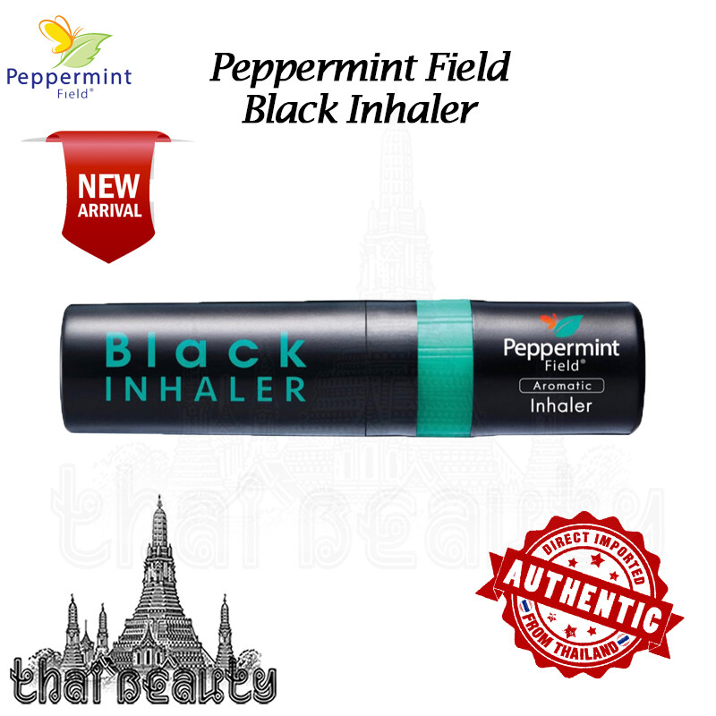 Peppermint Field 2-in-1 Black Inhaler (6 Pieces)