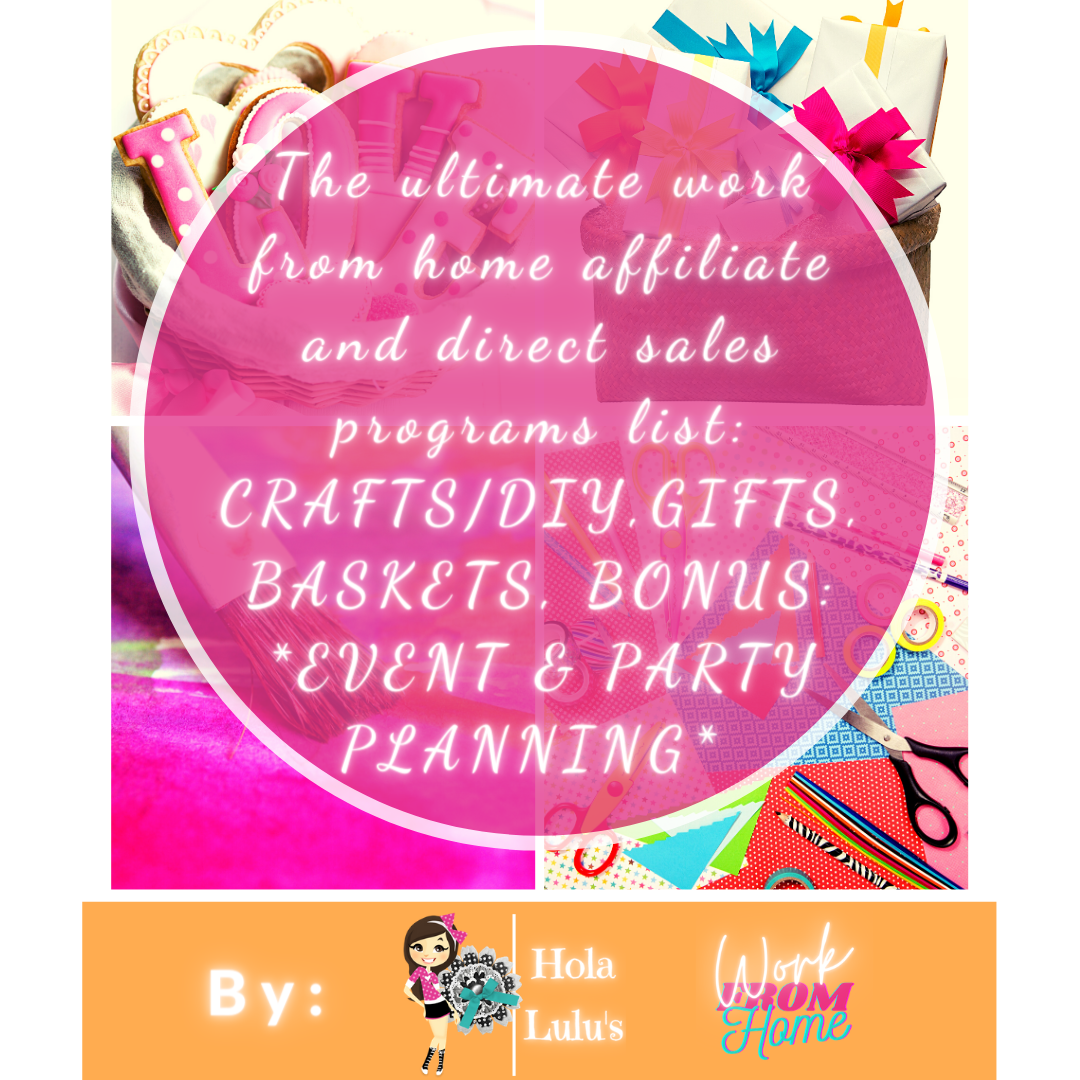 CRAFTS/DIY, GIFTS BASKETS, BONUS: *EVENT &amp; PARTY PLANNING*
