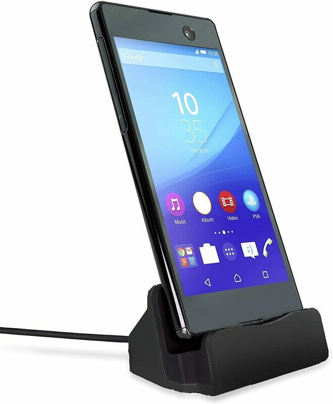 Micro USB Docking Station para teléfono Android con Cable 1m y Soporte