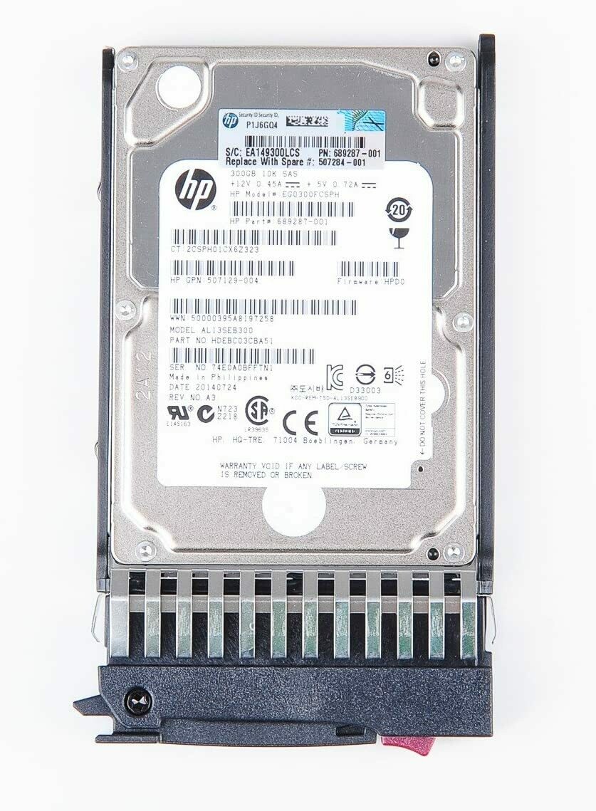 HP 300GB 6G 10K 2.5 DP SAS     **  REFURBISHED  **