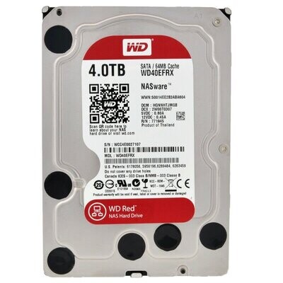 Western Digital WD40EFRX 4TB 64MB 5400U / Min SATA III 3,5 Pulgadas  **  REFURBISHED  **