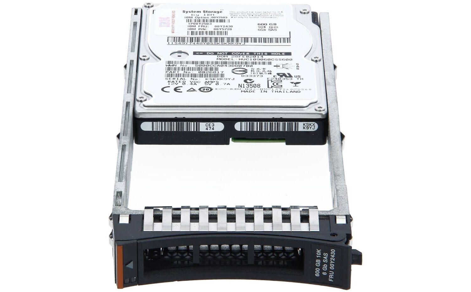 IBM 600GB 10000 RPM 6GB SAS 2.5 INCH
**  REFURBISHED  **