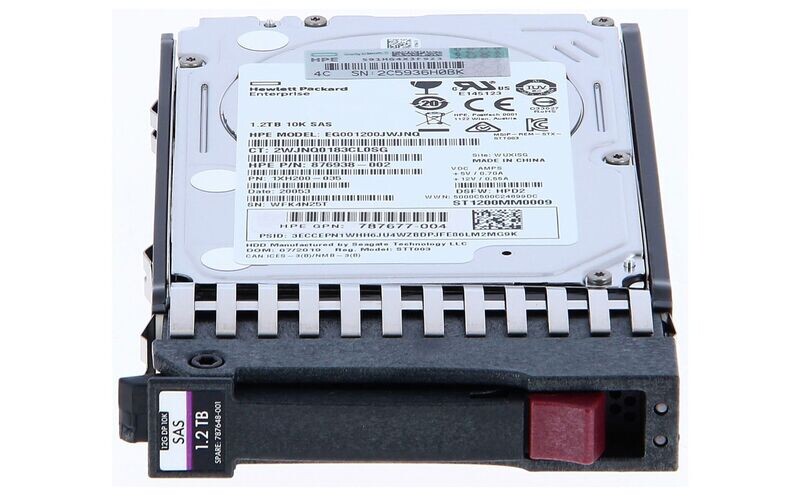 HPE HDD 1.2TB 2.5" 10K 12G SAS SFF MSA
**  NUEVO SELLADO  **