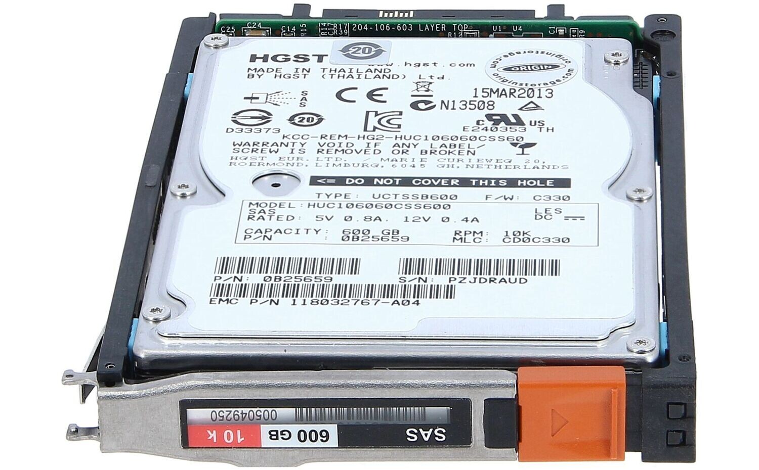 EMC 600GB 6G 10K 2.5 SAS HDD
**  REFURBISHED  **