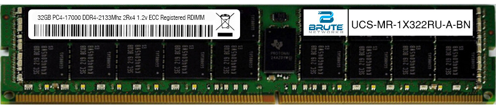 CISCO 32GB PC4-17000 DDR4-2133MHz ECC Registered CL15 288-Pin Dual Rank Memory
*** REFURBISHED ORIGINAL  ***