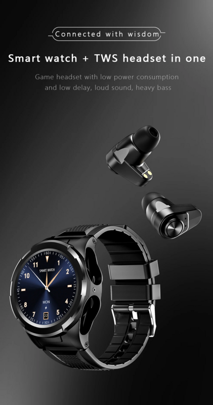 SMARTWATCH 2 in 1 CON AURICULARES EARBUDS  TWS INTEGRADOS