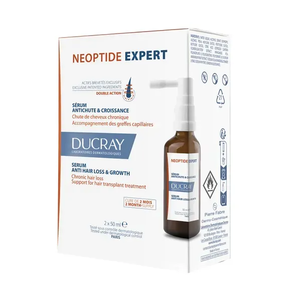 Ducray Neoptide Expert Anti Hair Loss &amp; Growth Serum 2X50 Ml