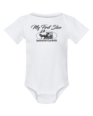 L&B “My First Slice” Baby Onesie