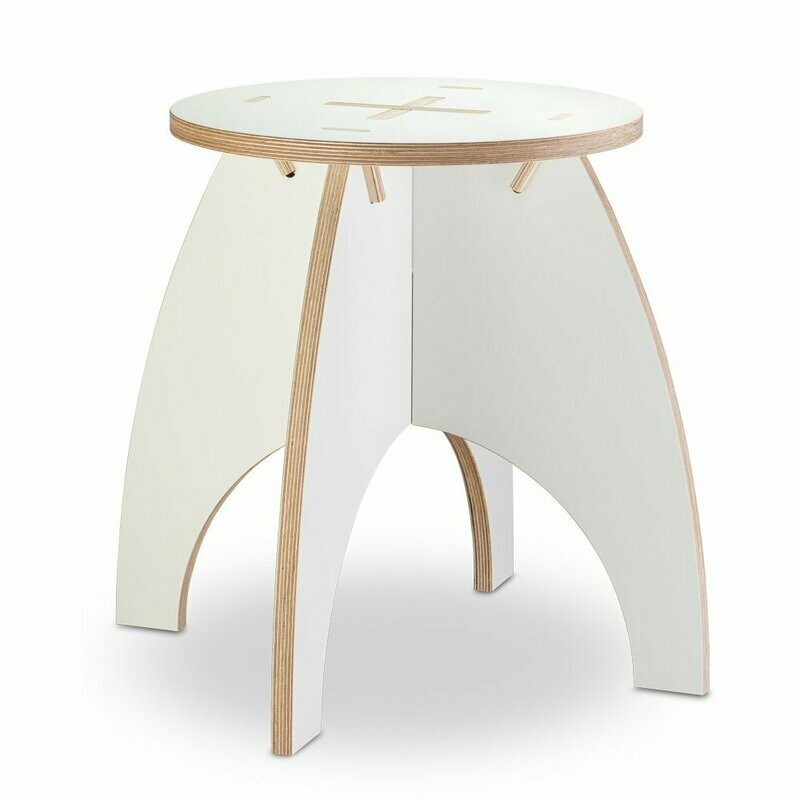 Hocker modernes Design, Multiplex weiß
Sitzhocker als Steckmöbel Hocker modernes Design, Multiplex weiß
Sitzhocker als Steckmöbel